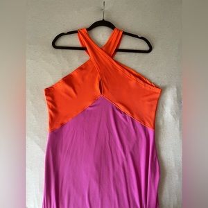 Shein color block midi summer dress